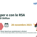 Immagine decorativa per il contenuto Dinner Speech "Innovare per e con le RSA"