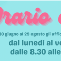 Immagine decorativa per il contenuto U.P.I.P.A. - Orario apertura uffici nel periodo estivo