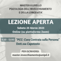 Immagine decorativa per il contenuto Università di Padova - lezioni aperte Master di II livello in Psicologia dell’Invecchiamento e della Longevità 